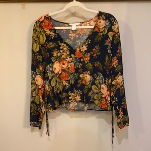 H&M size 10 floral blouse